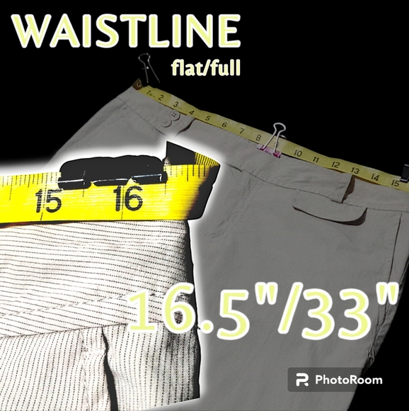 Vintage, Calvin Klein Riley Pants, Women's Size 10, Beige, Pinstripes, 5 Pockets - Picture 2 of 12